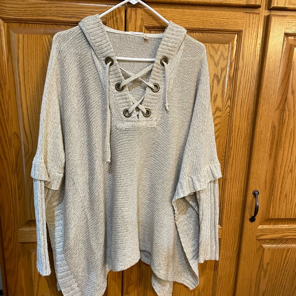 RD Style Poncho Sweater